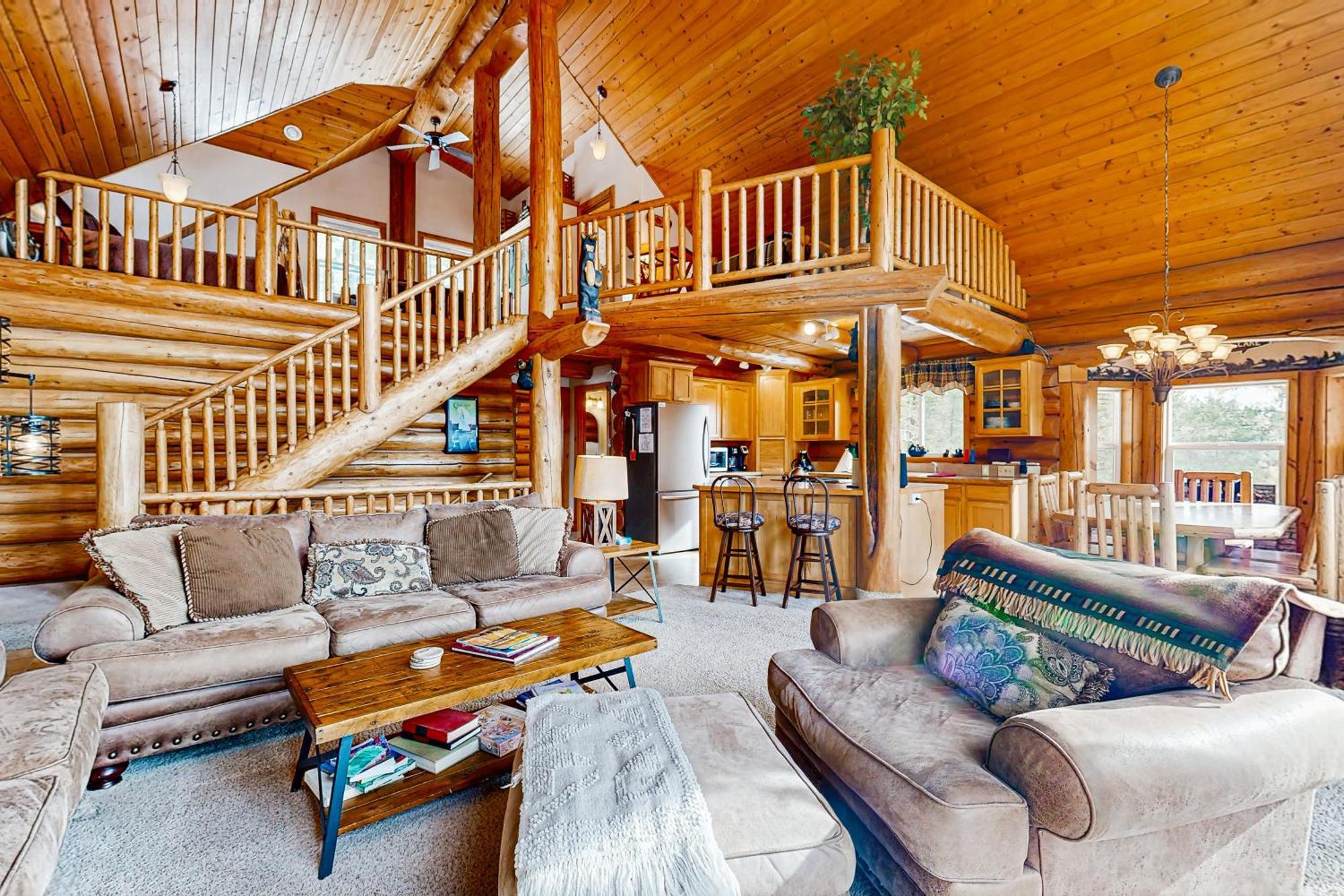 Cascade Lakeview Log Cabin ภายนอก รูปภาพ